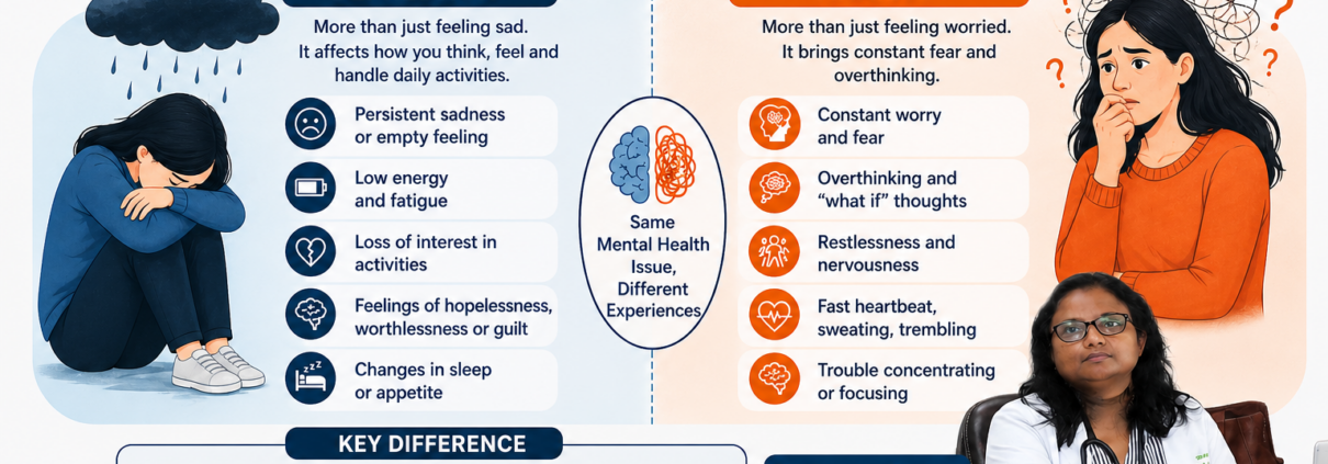 Depression vs Anxiety