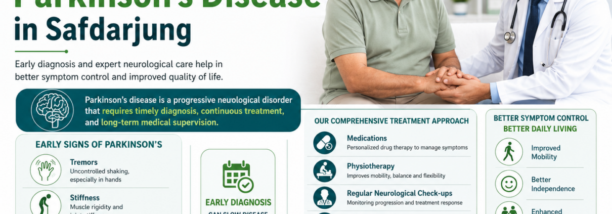 best treatment for Parkinson’s disease in Safdarjung